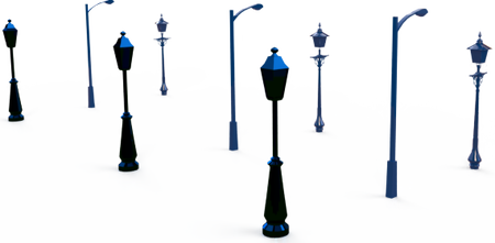 Nedal Aluminium Licht en vlaggenmasten 